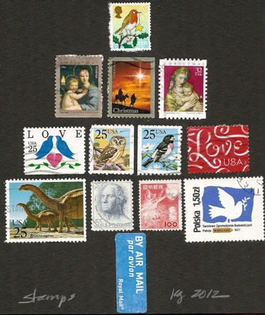 Twelve Stamps